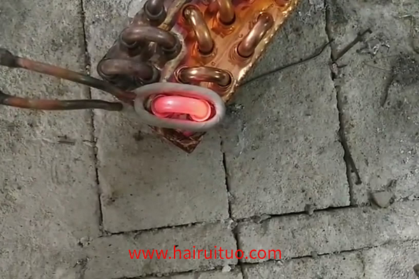 手持式高频加热机焊接铜管