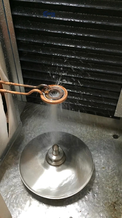 高频淬火机床调试齿轮轴淬火设备