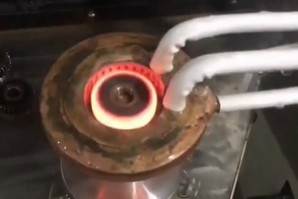立式高频淬火机床，自动化齿轮淬火设备
